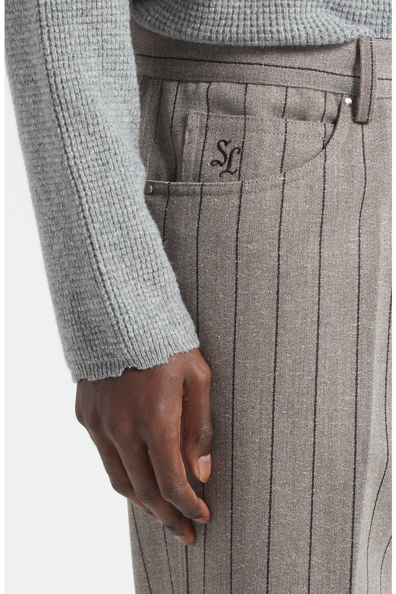 Valluco Pinstripe Wool Pants, Alternate, color, PIN STRIPE
