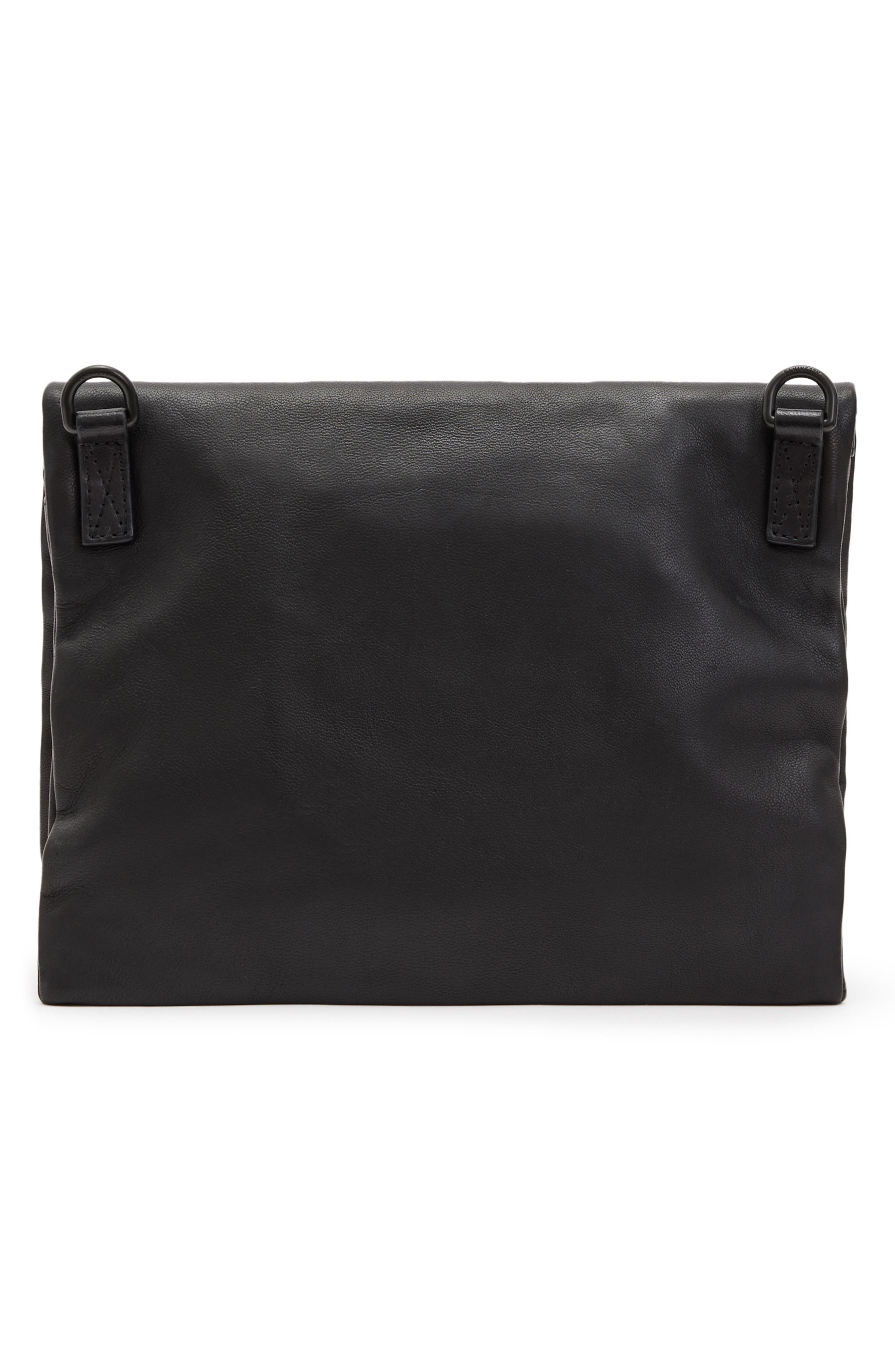 AllSaints Leather Crossbody Bag, Alternate, color, 