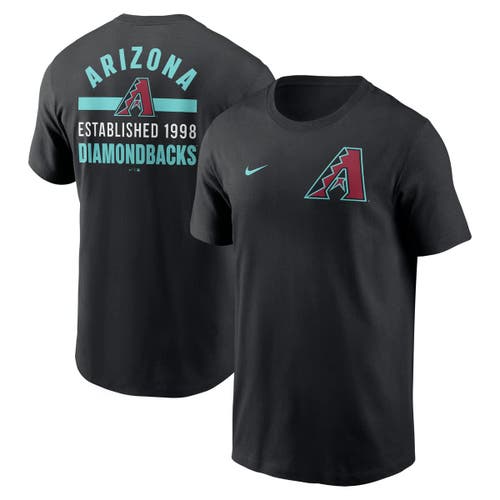 Nike Black Arizona Diamondbacks 2-hit T-shirt In Black