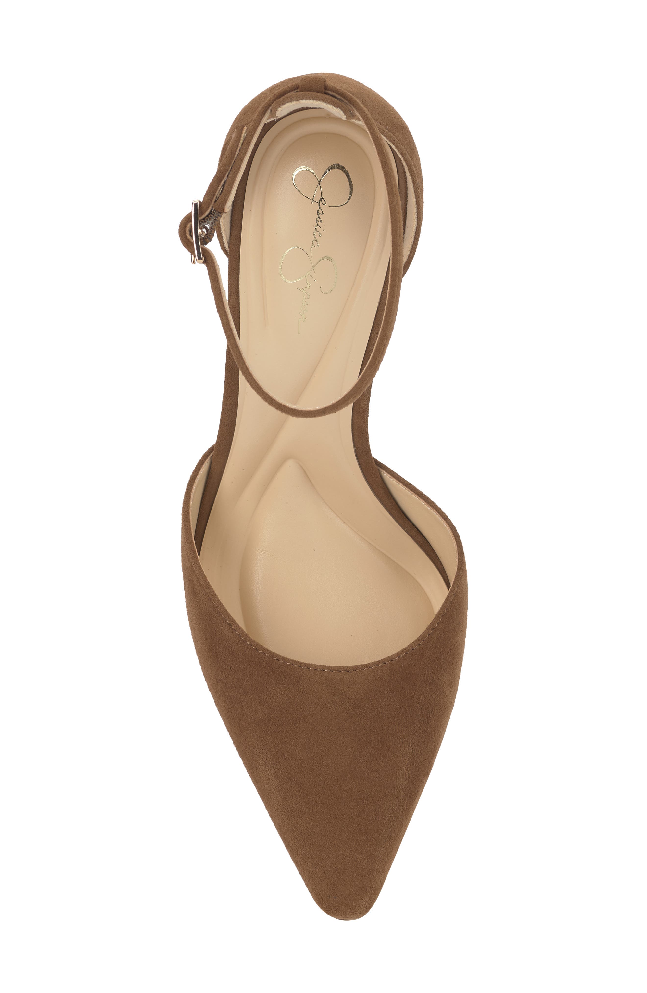 Kelusa Ankle Strap Pump, Alternate, color, SAFARI BROWN