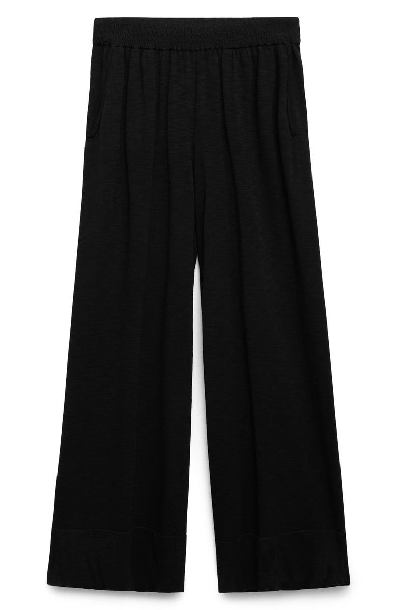 MANGO Fine Gauge Knit Pants, Alternate, color, Black
