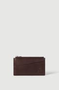 Brunello Cucinelli Grained leather travel pochette