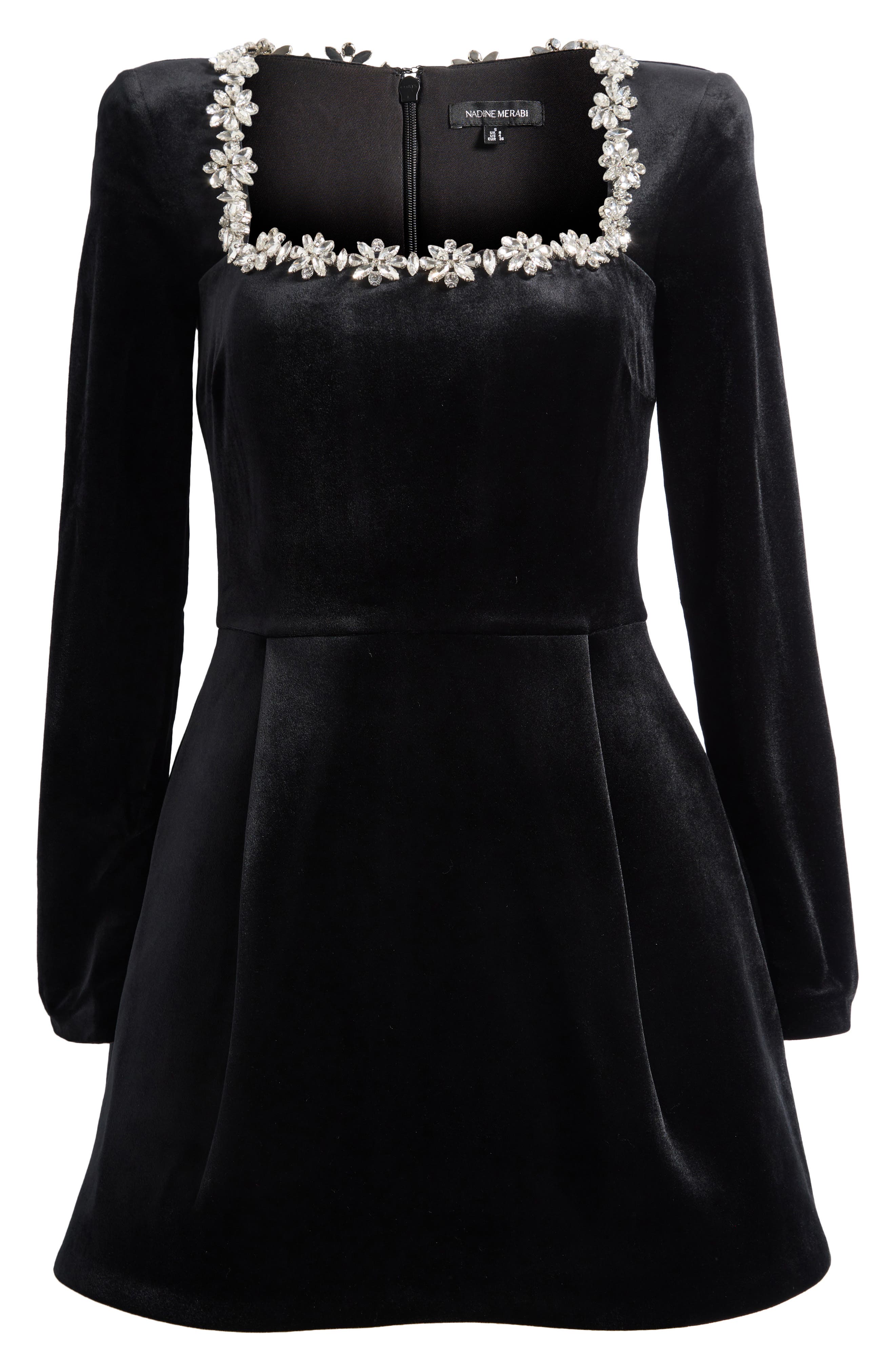 nadine velvet mini dress Nadine Velvet Bustier Mini Dress by For Love & Lemons at Free People, Blue, M