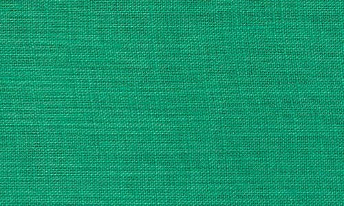 Clifton Wilson Kelly Green Slub Linen Pocket Square