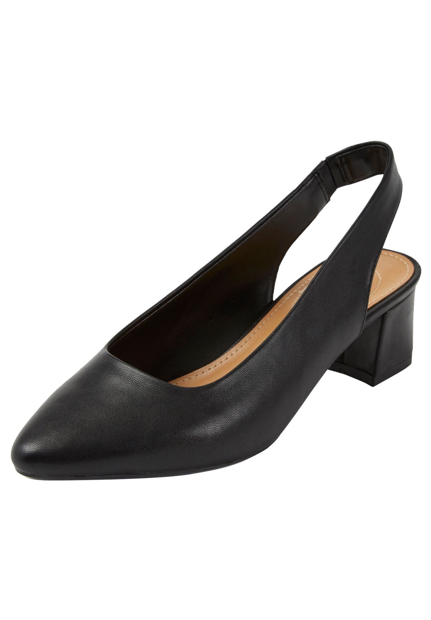 Comfortview The Mea Slingback, Main, color, Black