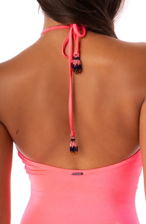 Maaji Cerise Royal Cutout One-piece Swimsuit In Bright Pink