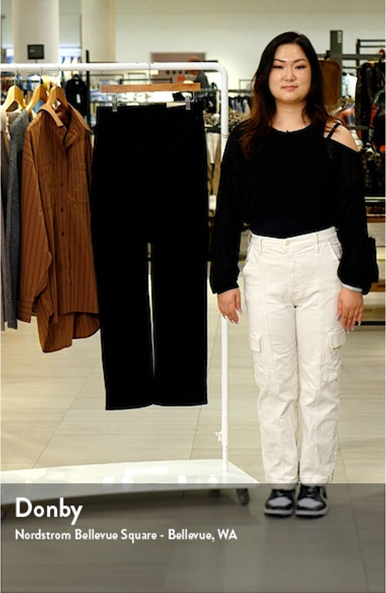 Bailey Pull-On Relaxed Straight Leg Jeans, sales video thumbnail