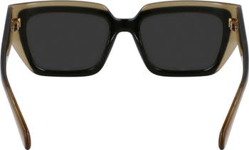 Classic Logo 55mm Square Sunglasses