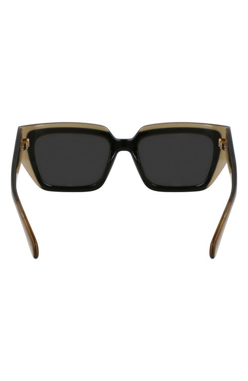 Ferragamo Classic Logo 55mm Square Sunglasses