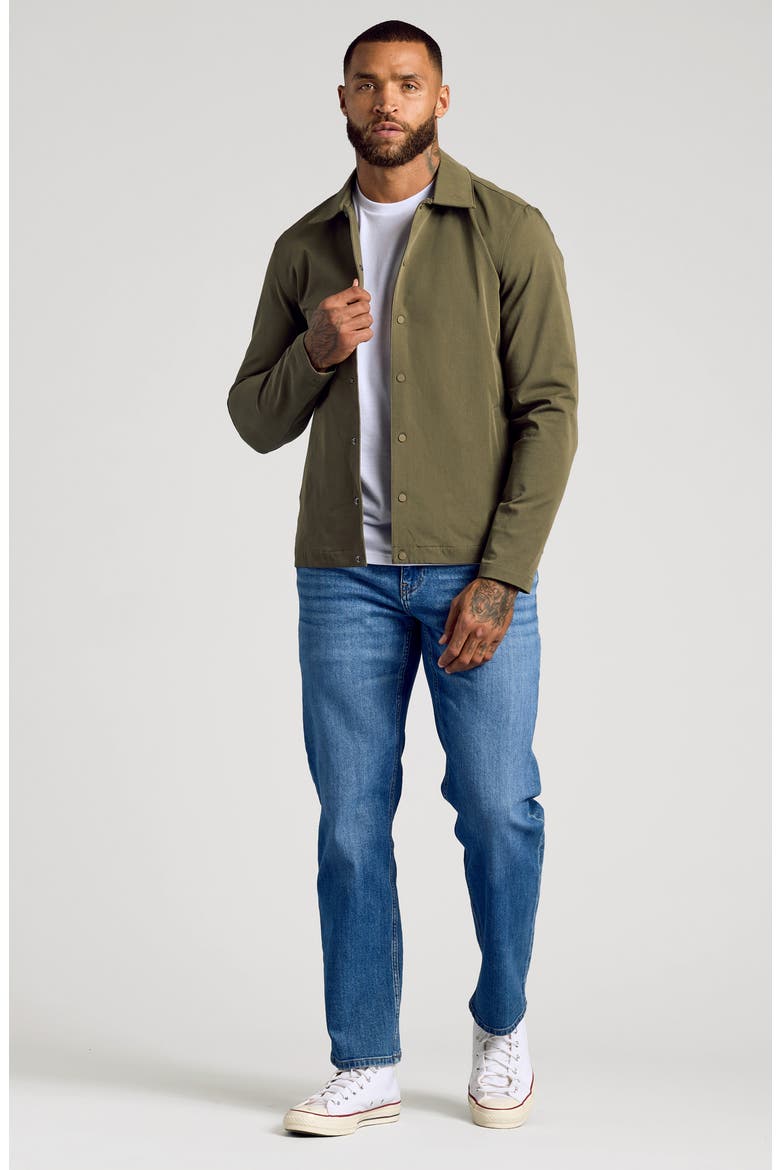 Water Repellent Coach's Jacket, Alternate, color, MILITARYGREEN