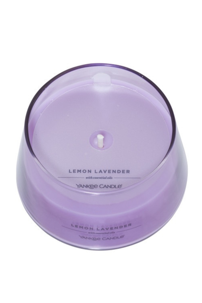 Lemon Lavender Studio Candle with Essential Oils, Set of 2, Alternate, color, Light Purple