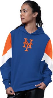 STARTER Women's Starter  Royal New York Mets Scrimmage Pullover Hoodie