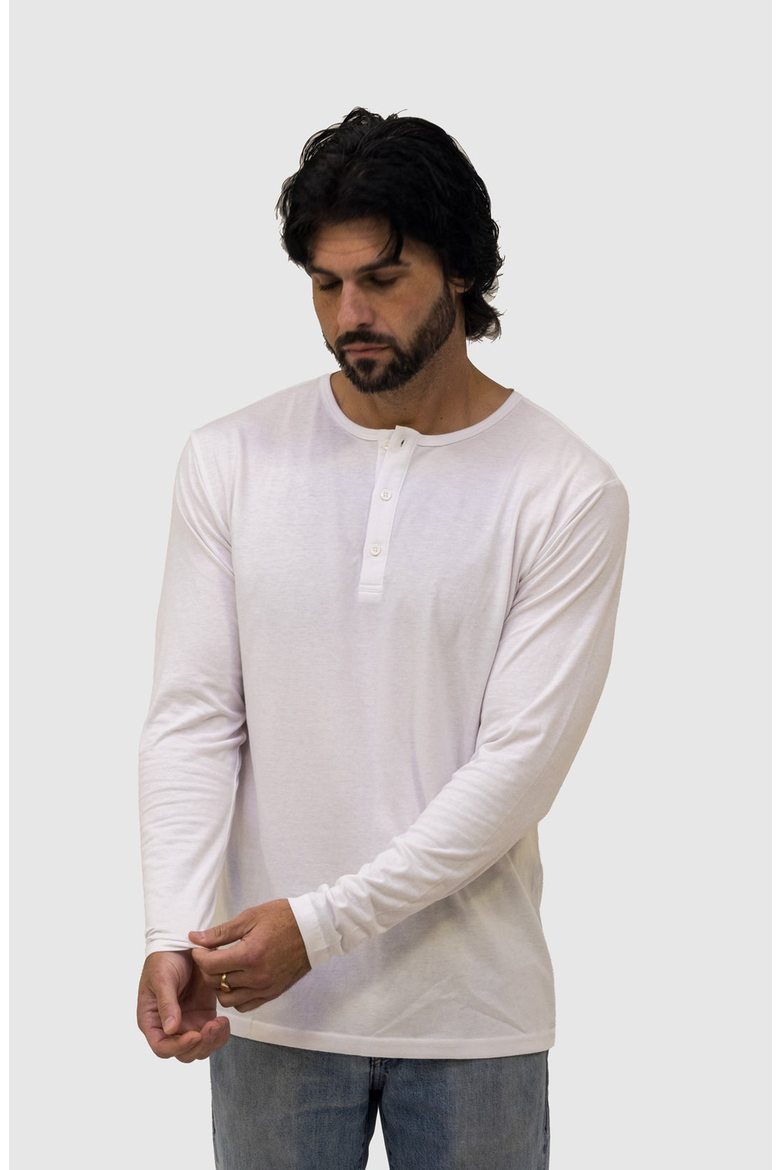 Long Sleeve Henley 3 Pack, Main, color, White