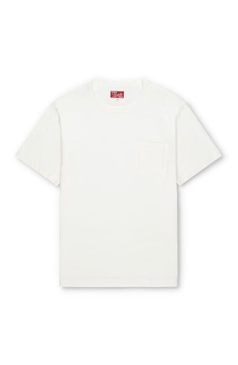 Tubejp Cotton Chest Pocket T-Shirt