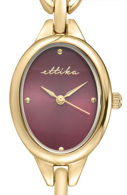 Ettika Oval Mariner Chain Watch In Gold