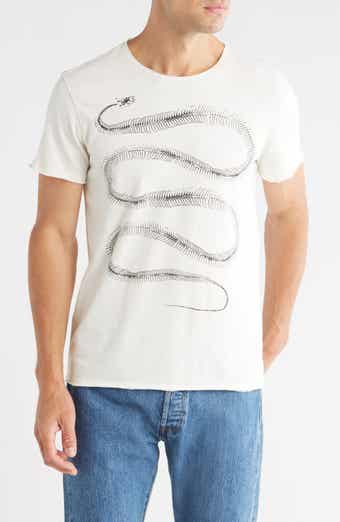 John Varvatos Snake Skeleton Organic Cotton Graphic T-Shirt