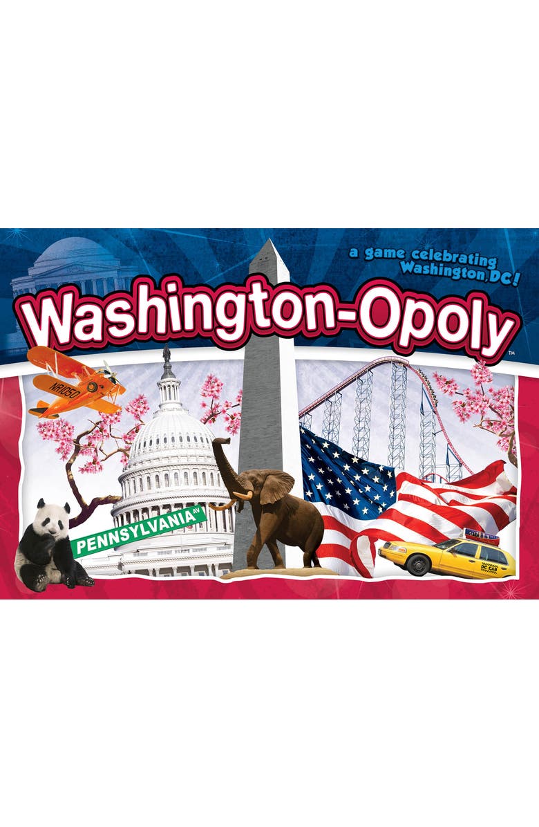 Late for the Sky Washingtondcopoly Monopoly Board Game, Alternate, color, Multicolored