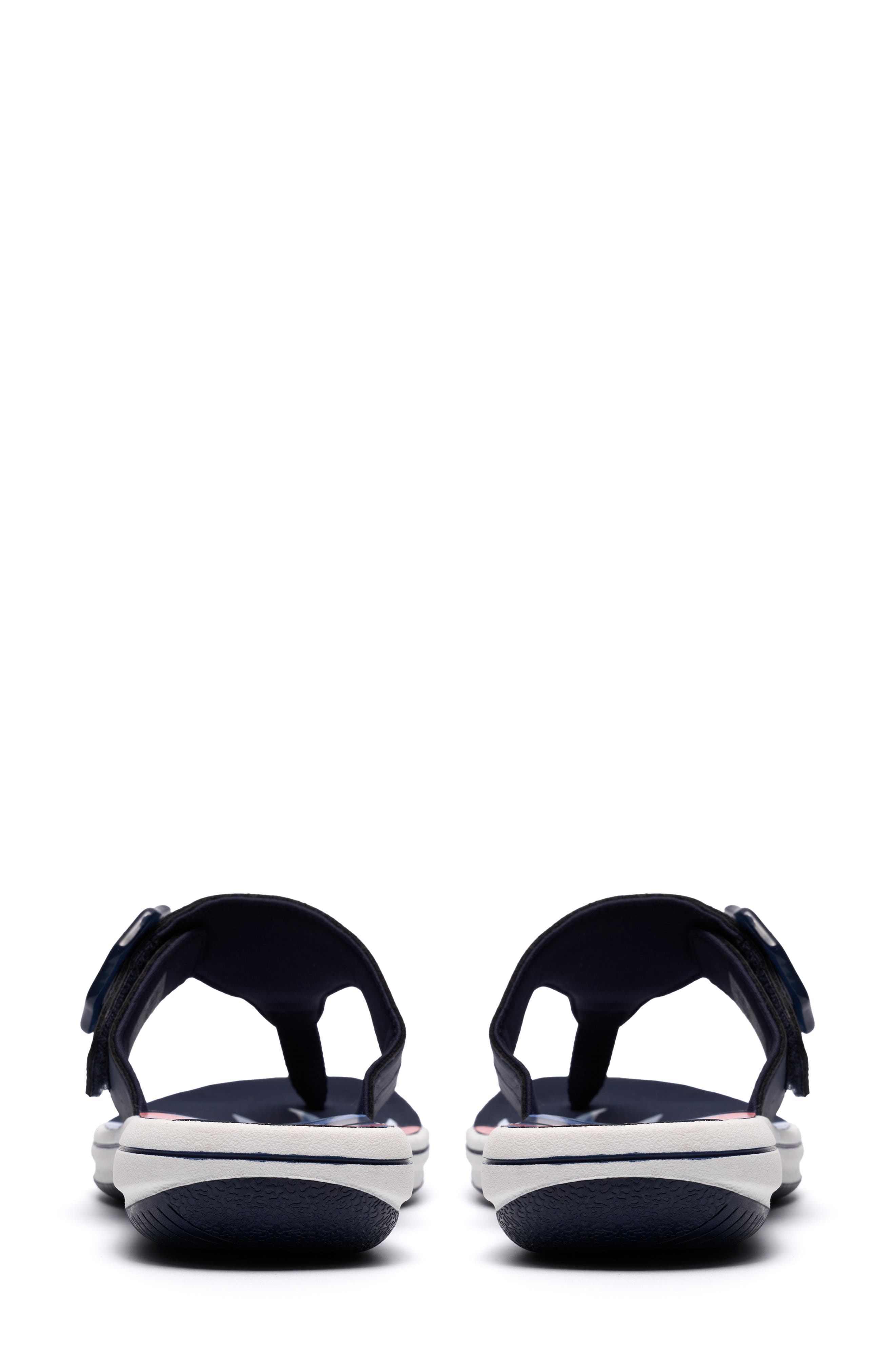 Clarks<sup>®</sup> Breeze Cove Flip Flop, Alternate, color, Navy