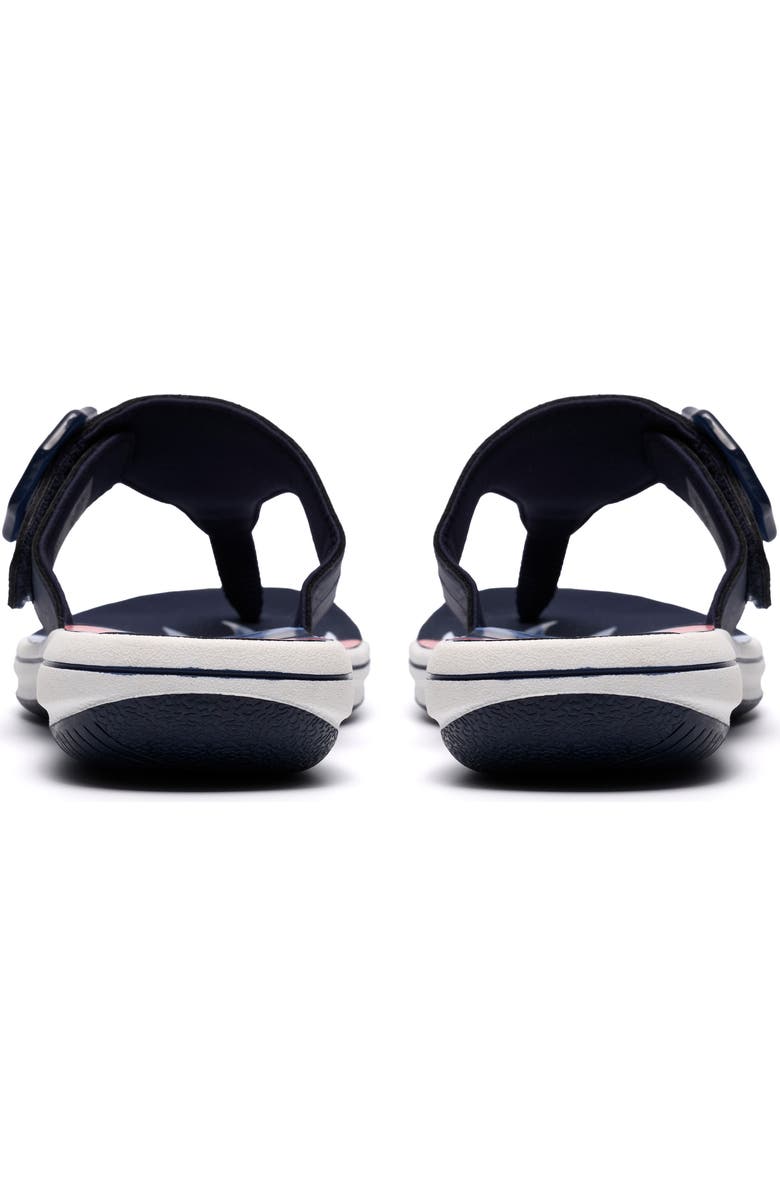 Clarks<sup>®</sup> Breeze Cove Flip Flop, Alternate, color, Navy