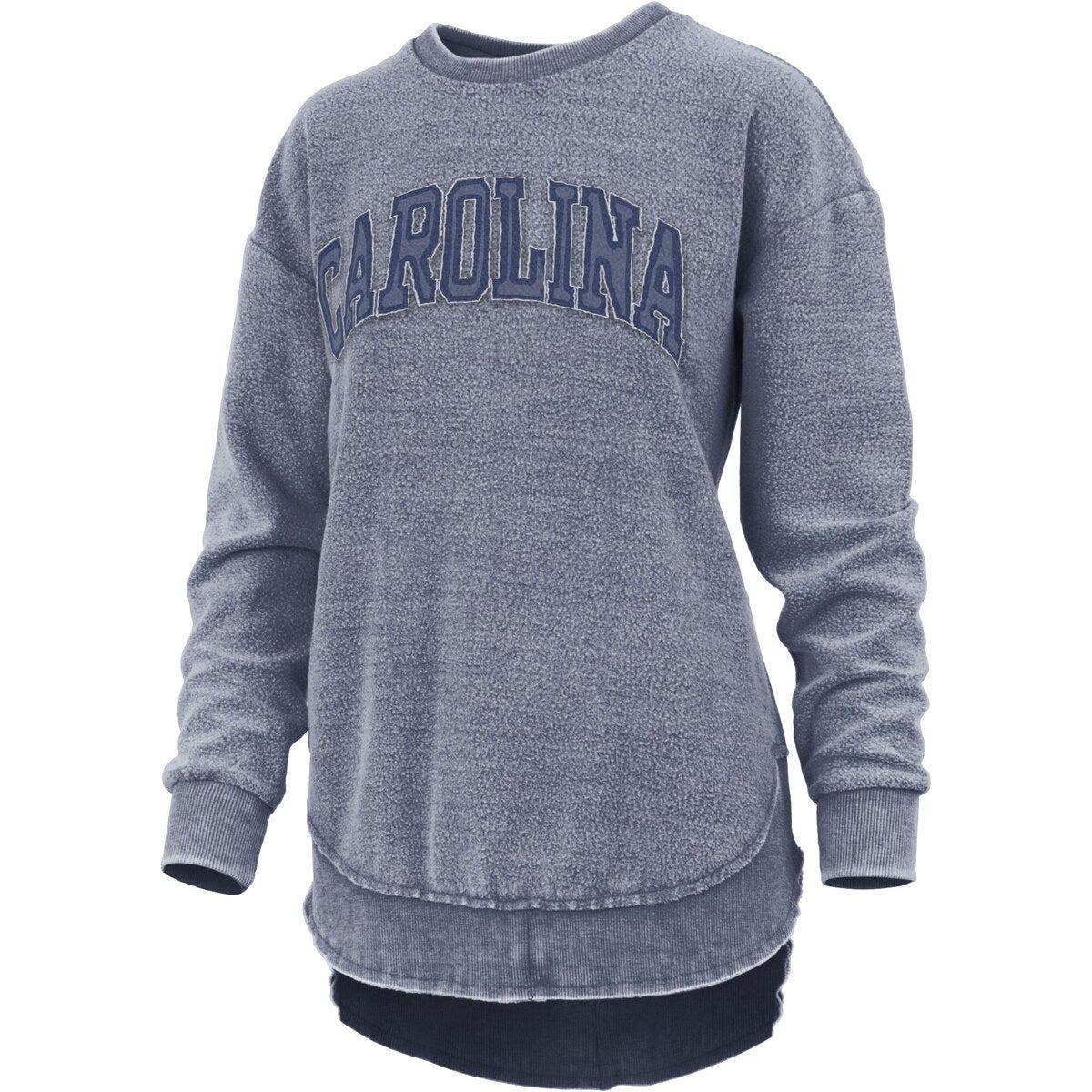 Women's Pressbox Navy North Carolina Tar Heels Ponchoville Pullover Sweatshirt - image 2