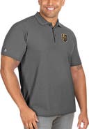ANTIGUA Men's Antigua Charcoal Vegas Golden Knights Big & Tall Legacy Pique Polo