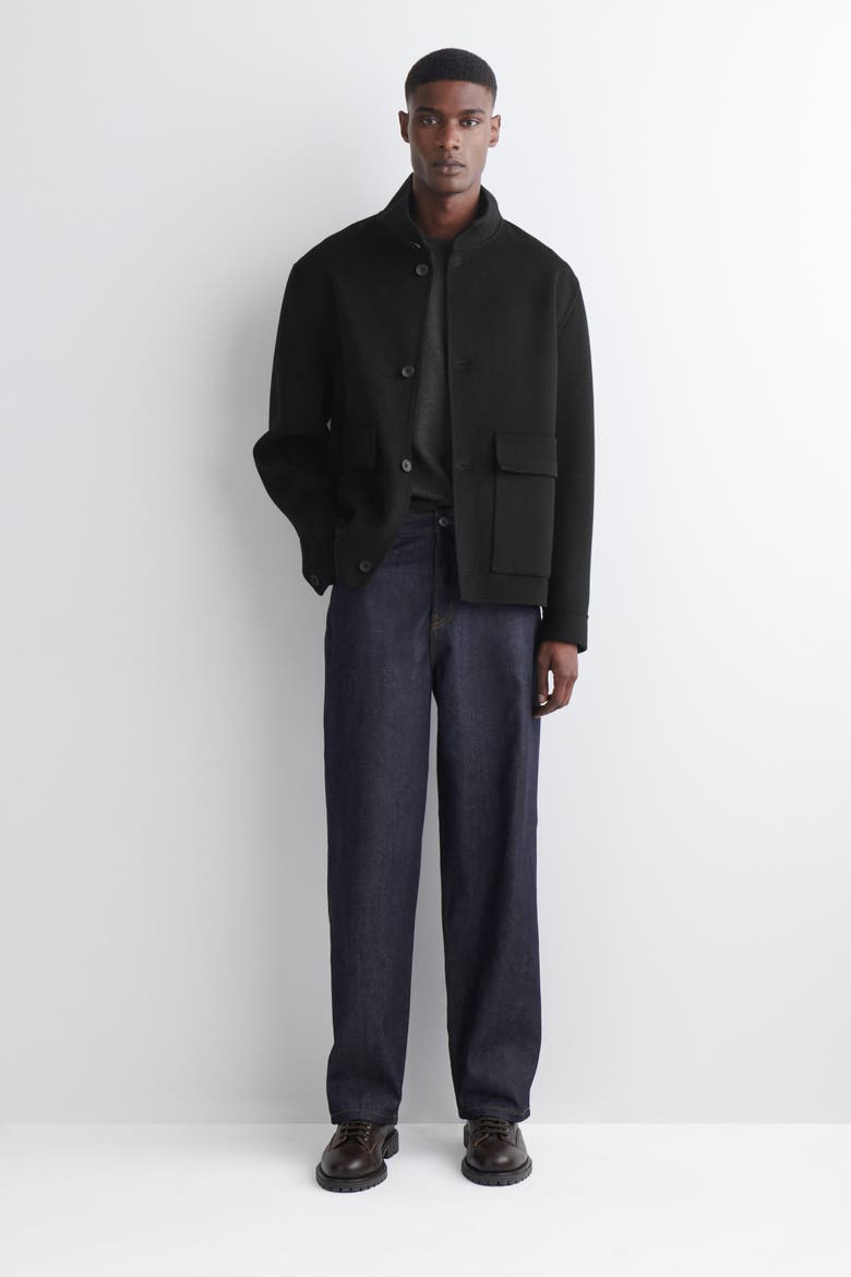Slim Ribbed Cotton Long-Sleeved T-Shirt, Alternate, color, DARK-GRAY MÉLANGE