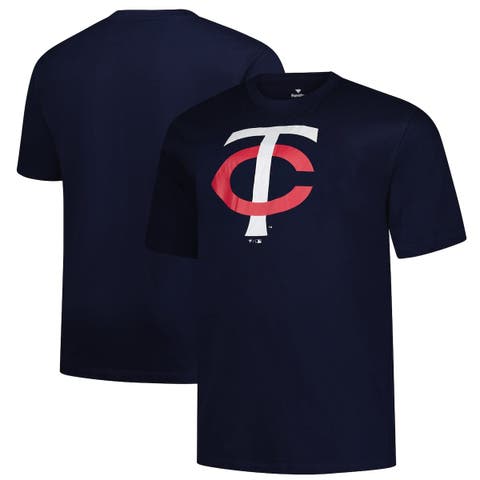 Men
s Profile Navy Minnesota Twins Big 
Tall Primary Logo T-Shirt