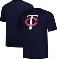 PROFILE Men's Profile Navy Minnesota Twins Big & Tall Primary Logo T-Shirt