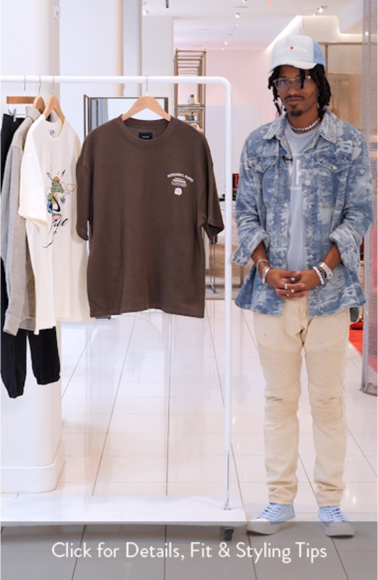 Mercado Oversize Waffle Graphic T-Shirt, sales video thumbnail