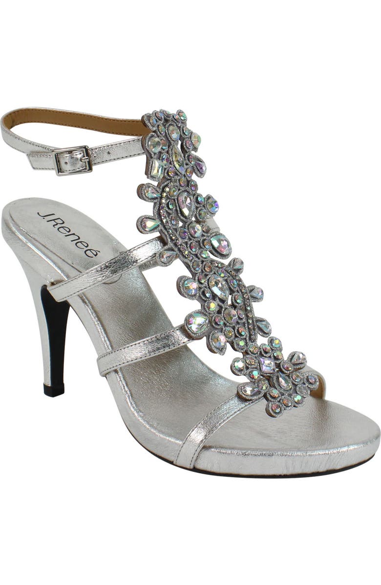 J. Reneé J.Reneé Embellished Strappy Sandal, Main, color,