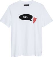 LIVE LIVE Follow Your Heart Cotton Graphic Tee