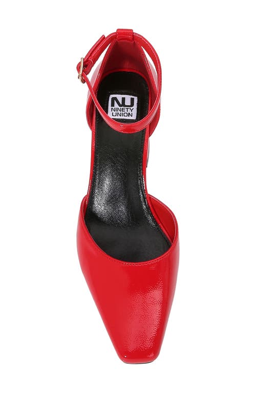 Ninety Union Megan Square Toe Pump In Red