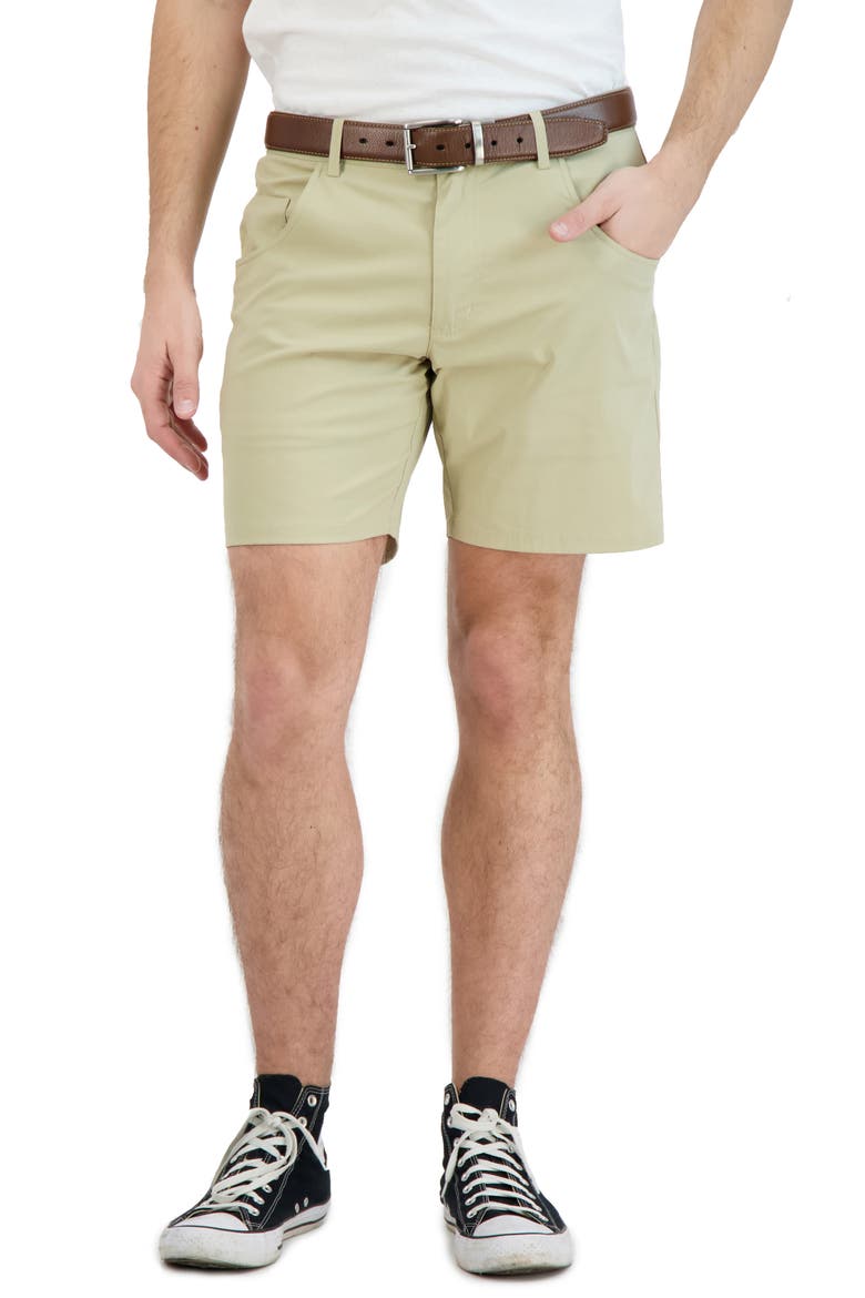 Everyday Stretch Chino Shorts, Main, color, KHAKI