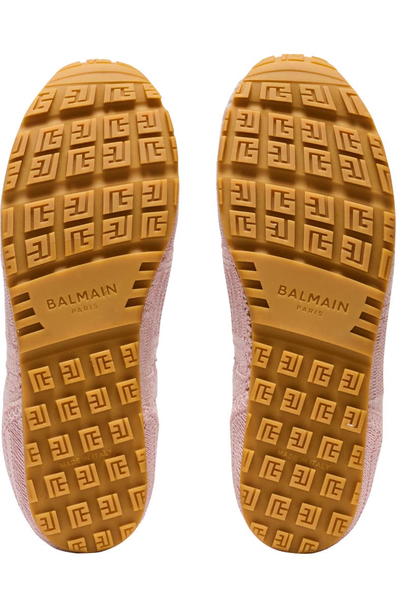 Balmain Racer 45 macramé trainers, Alternate, color, Pink