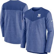 Nike Men's Nike Royal New York Giants Sideline Lockup Performance Quarter-Zip Top