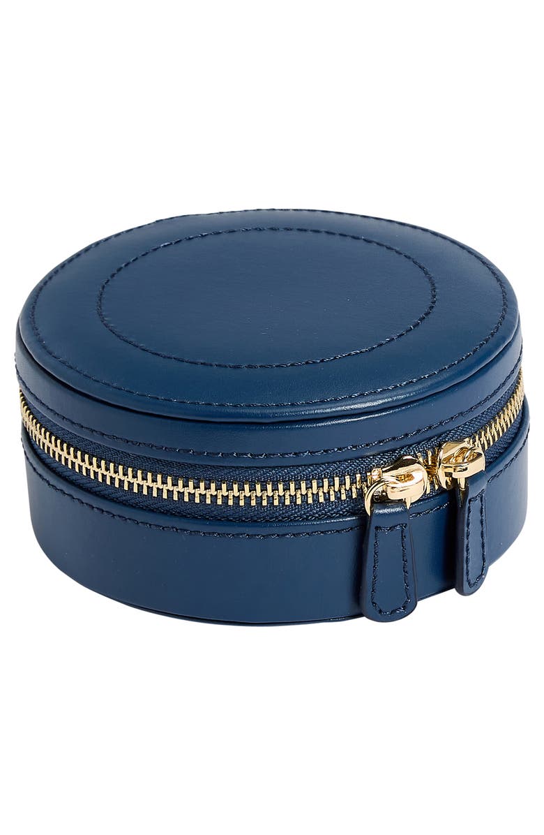 WOLF Sophia Round Zip Case, Alternate, color, Indigo