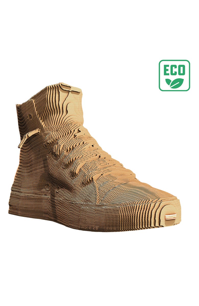 Cartonic 3D Cardboard Sculpture Puzzle, Alternate, color, Sneaker