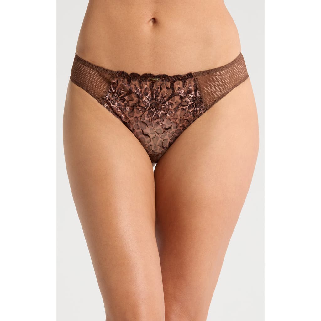 Chantelle Lingerie Fleurs Thong in Leo Print
