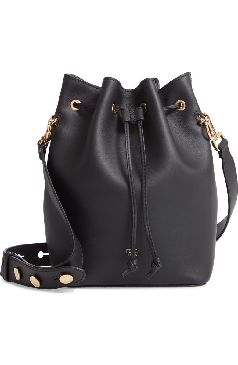 Fendi Mon Tresor Logo Bucket Bag, Main, color,