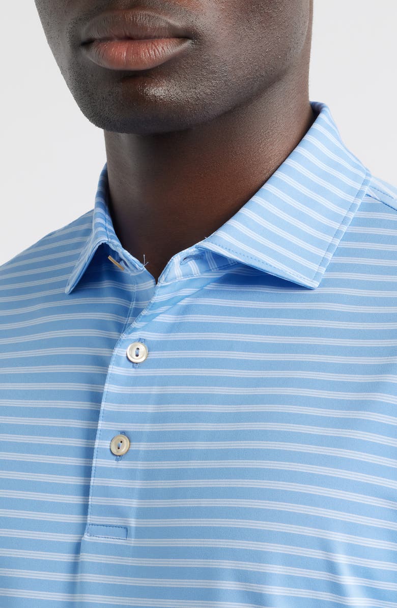 Peter Millar Ashford Performance Jersey Polo, Alternate, color, Bluebird