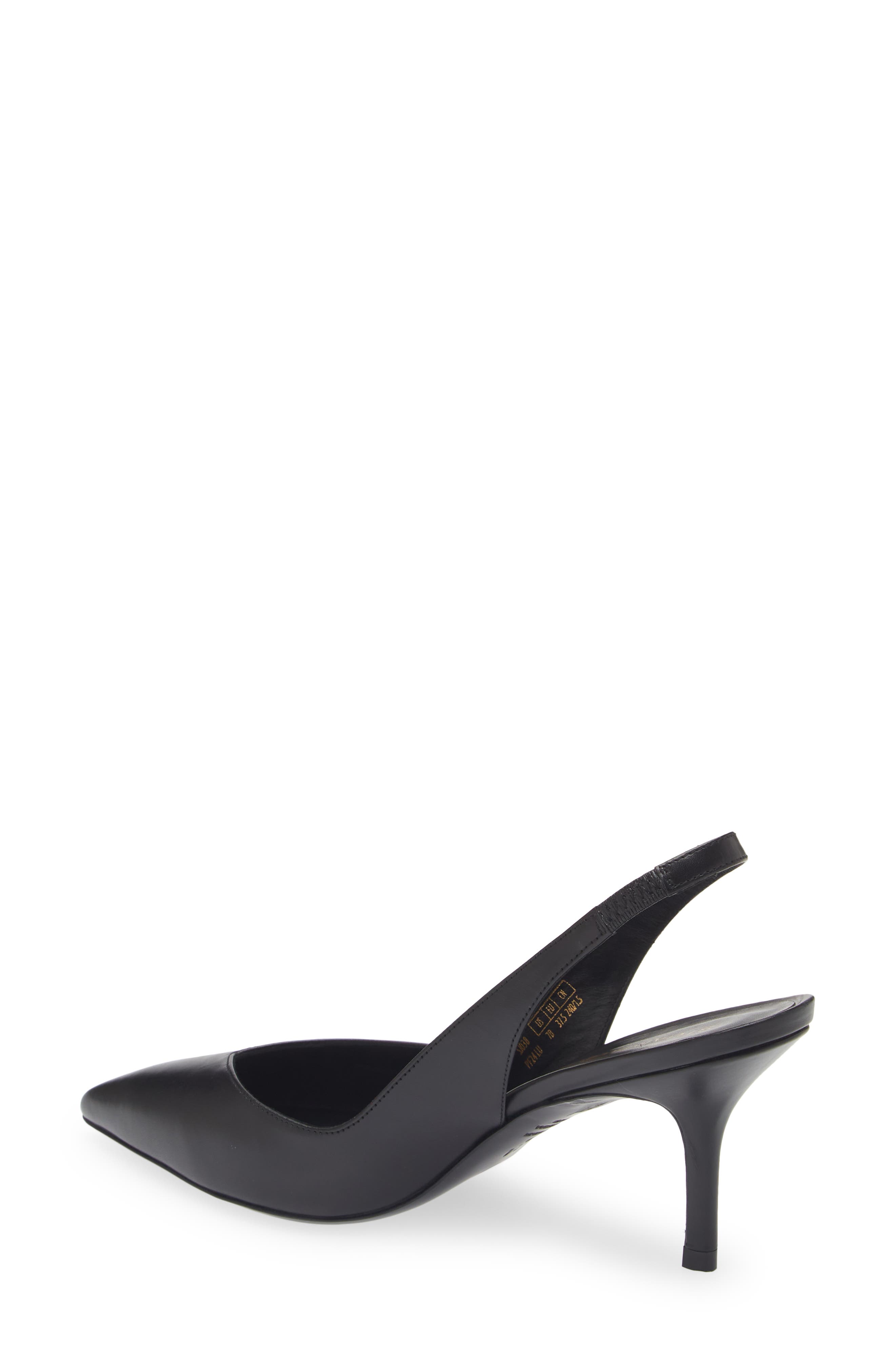Stuart Weitzman Eva Pointed Toe Slingback Pump, Alternate, color, 