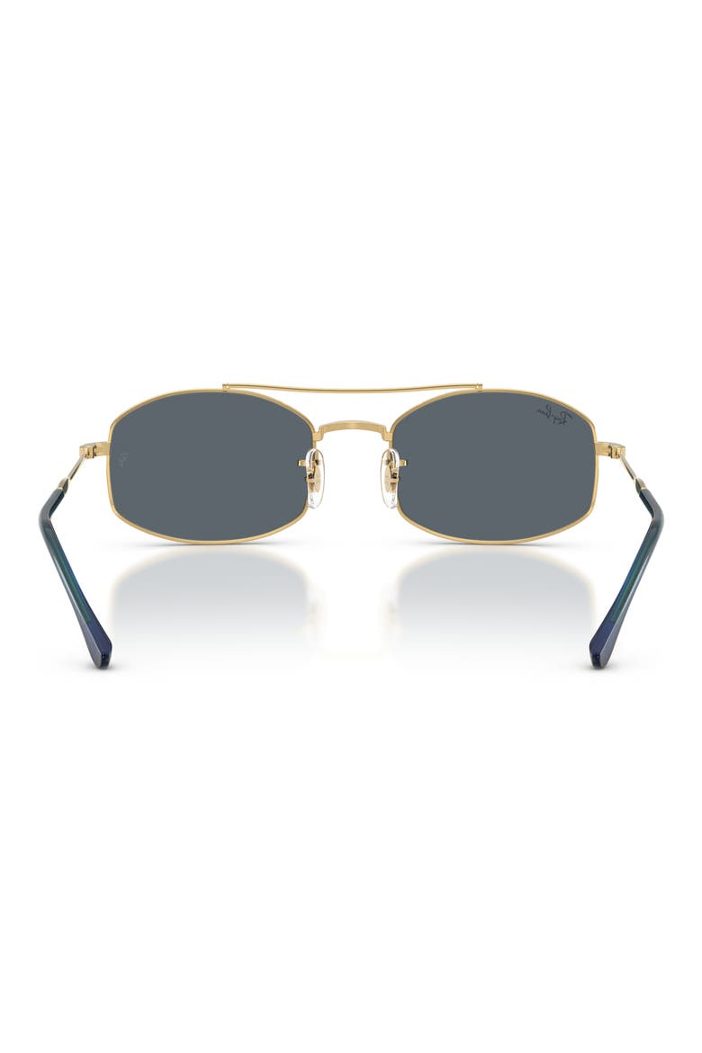 54mm Oval Sunglasses, Alternate, color, ARISTA / BLUE