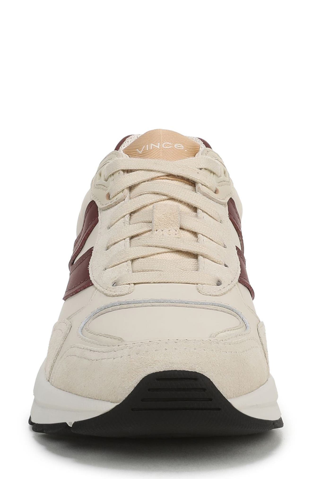 Vince Golden Gate Sneaker, Alternate, color, Flax/Bordo