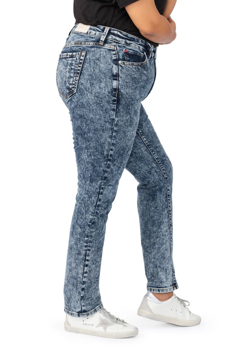 High Waist Straight Leg Jeans, Alternate, color, BRISTOL