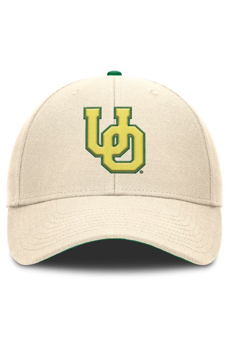 Nike Men's Nike Natural Oregon Ducks Rise Legacy Adjustable Hat, Alternate, color, Natural