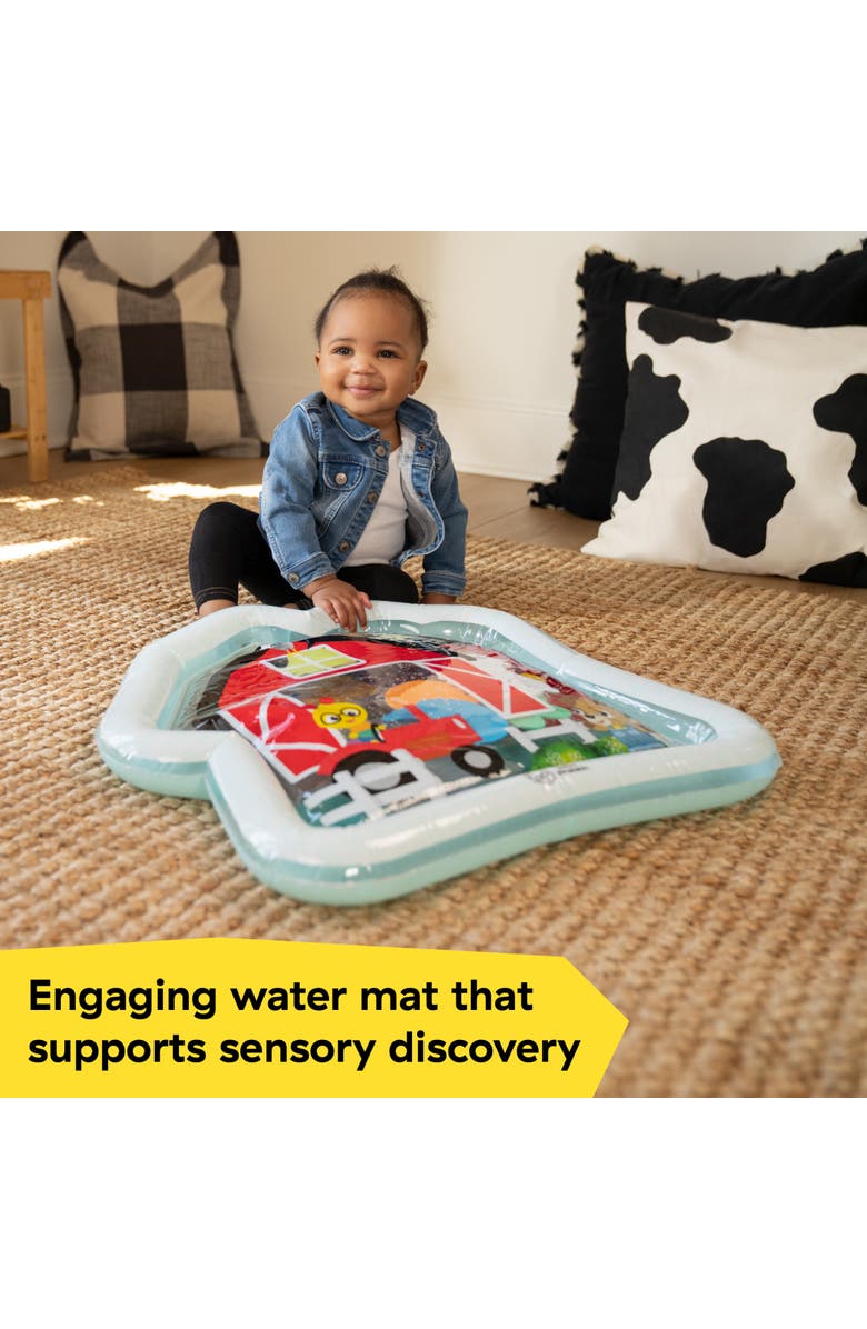 Baby Einstein Farm Explorers Cal's Sensory Barn Water Mat, Alternate, color, Blue