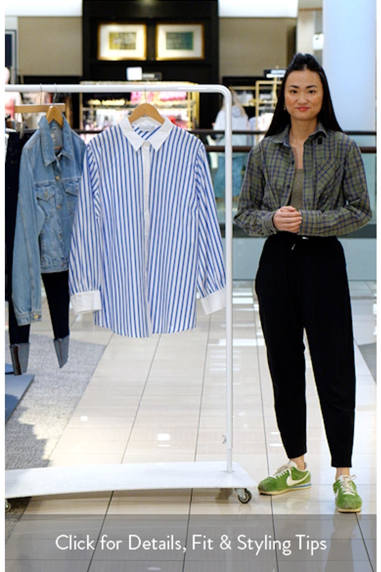 Franklin Cotton Stripe Button-Up Shirt video