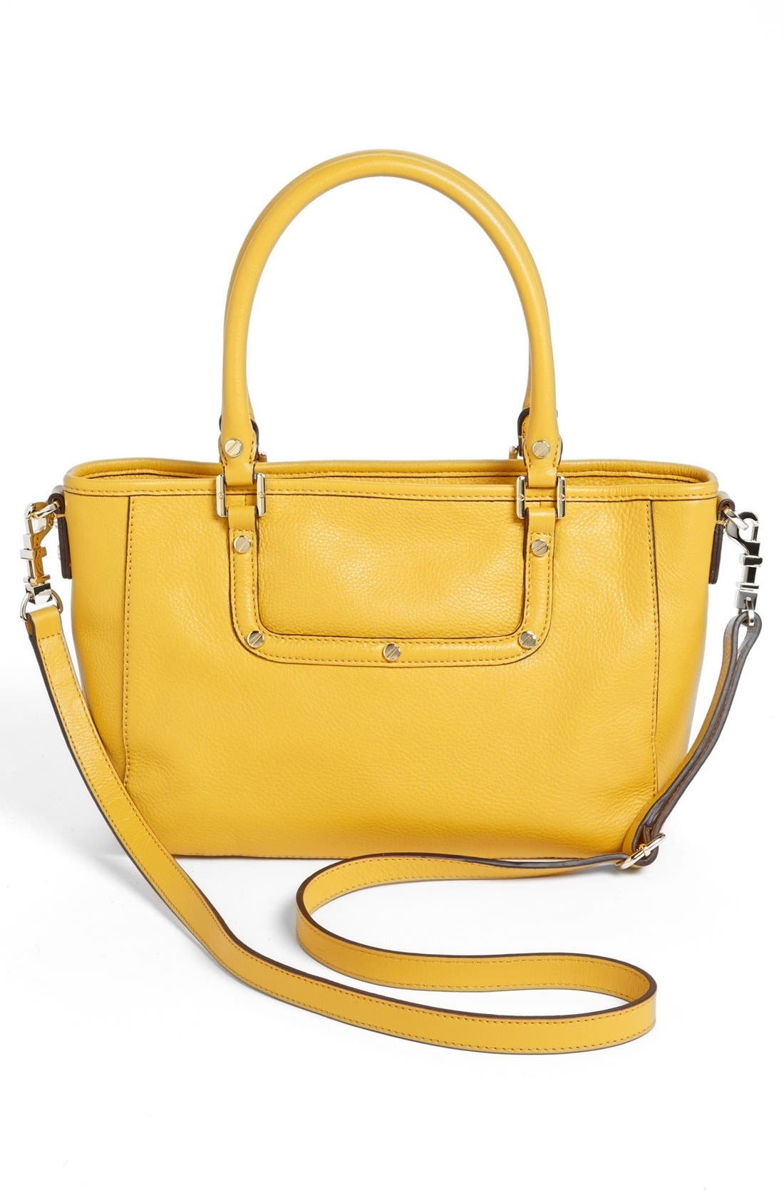 'Amanda - Mini' Satchel, Alternate, color, HONEY MUSTARD
