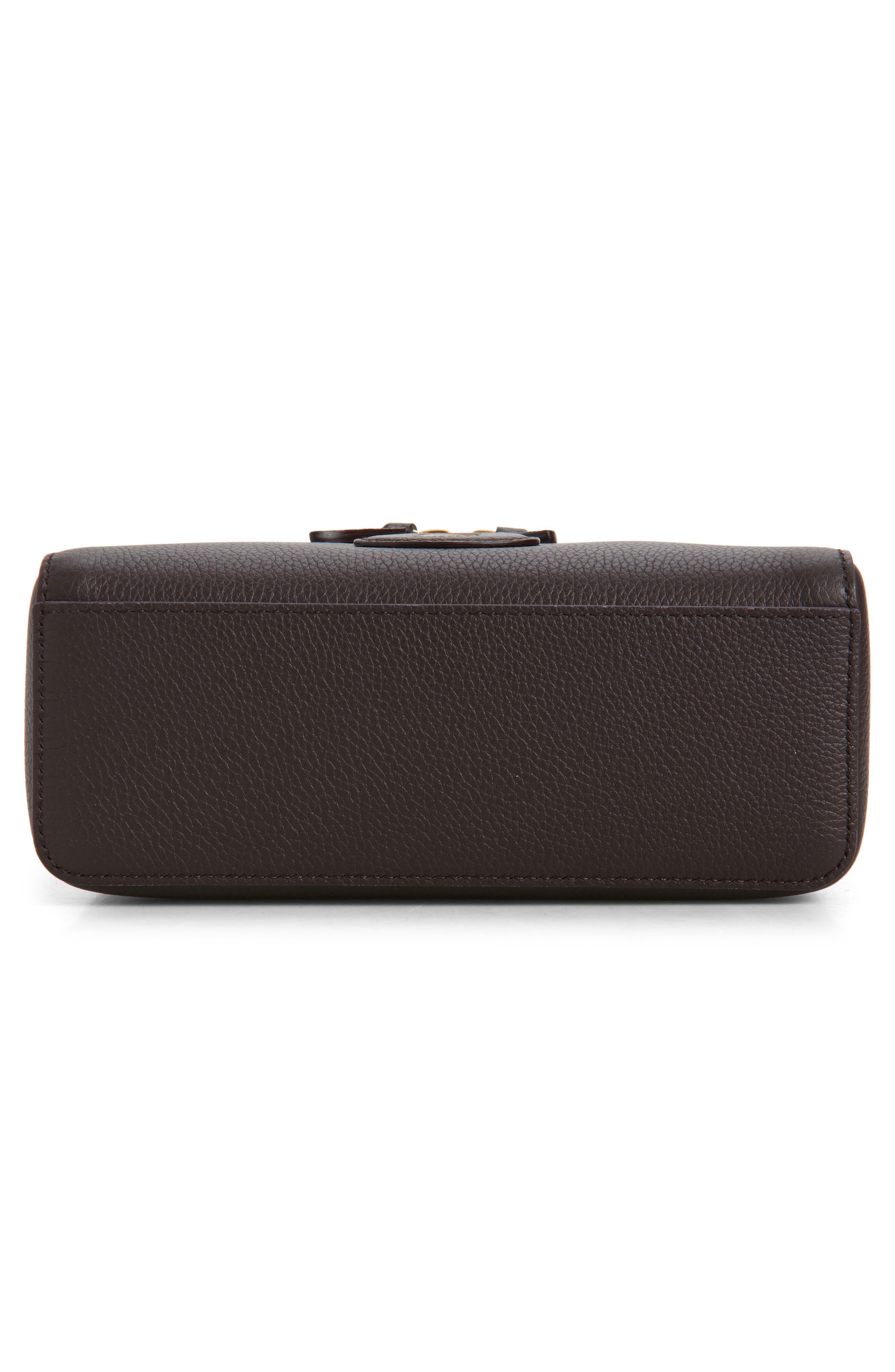 Burberry Bloomsbury Leather Vanity Bag, Alternate, color, Peat/ Sand