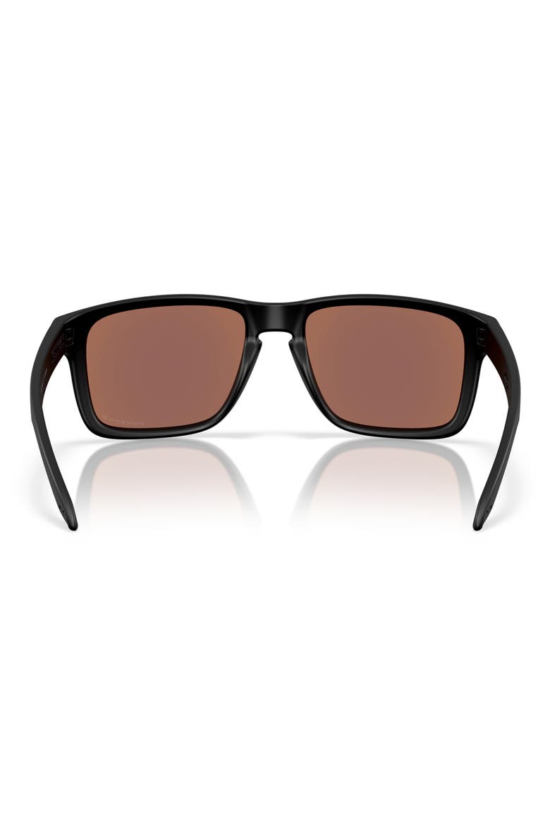 Holbrook XXL 61mm Polarized Rectangle Sunglasses, Alternate, color, MATTE BLACK / PRIZM DEEP WATER